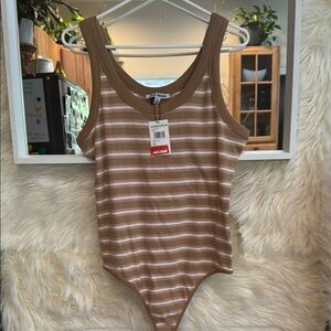 Steve Madden Striped Bodysuit